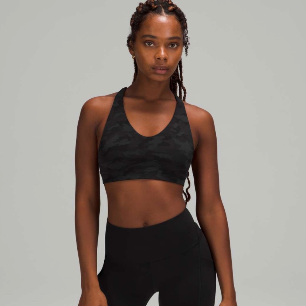 Lululemon In Alignment Racerback Bra *Light Support, B/C Cups Heritage 365 Camo